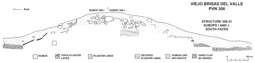Image: FIGURE 3.3 Structure 306-21, section