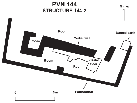 Image: FIGURE 4.3 Structure 144-2, plan