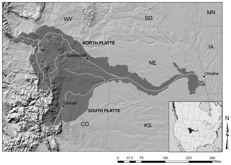 Image: The Platte River Basin.