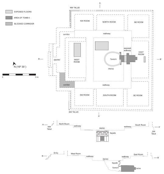 Image: 5.9. Plan and profiles of Structure 195-5