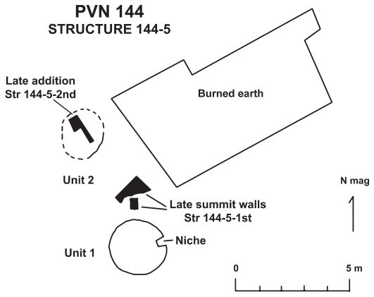 Image: FIGURE 4.5 Structure 144-5, plan