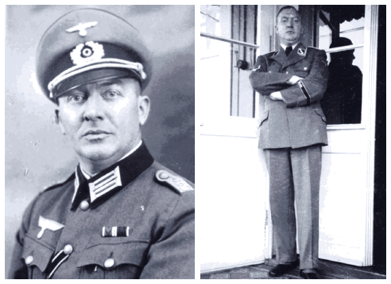 Image: Left: Dr. Friedrich Mennecke, director of the Eichberg Mental Hospital and T-4 medical expert. In the latter role, Mennecke traveled to various concentration camps to evaluate prisoners—many of them Jewish—for inclusion in the euthanasia program. In December 1946, a German court convicted him of murder under German law and sentenced him to death—a punishment he avoided by dying in his prison cell in January 1947. Courtesy HHSTAW Abt. 3008, Friedrich Mennecke. Right: Friedrich Mennecke in happier times. Courtesy HHSTAW Abt. 3008, Friedrich Mennecke