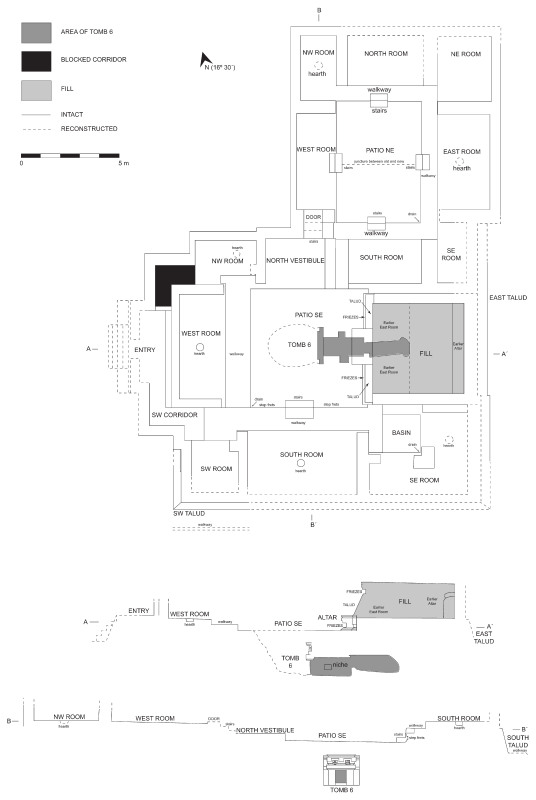 Image: 6.1. Plan and profiles of Structure 195-3