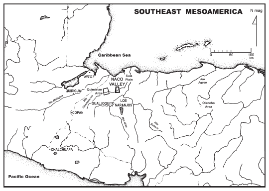 Image: FIGURE 1.3 Map of Southeast Mesoamerica showing sites and areas mentioned in the text