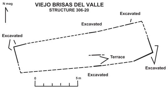 Image: FIGURE 3.13 Structure 306-20, plan