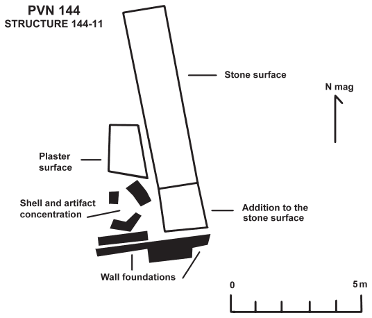 Image: FIGURE 4.4 Structure 144-11, plan