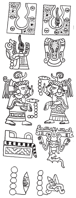 Image: 3.13. The two Ladies of the Center (Codex Yuta Tnoho, 12 left).