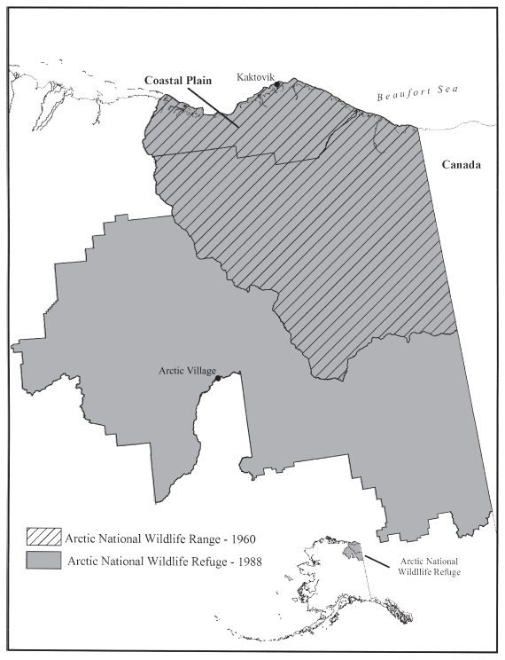 Image: Arctic National Wildlife Range/Refuge, 1960 and 1988. Courtesy Jason Geck