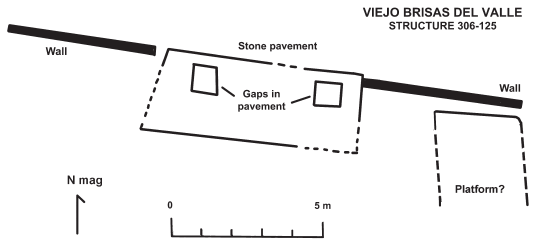 Image: FIGURE 3.5 Structure 306-125, plan