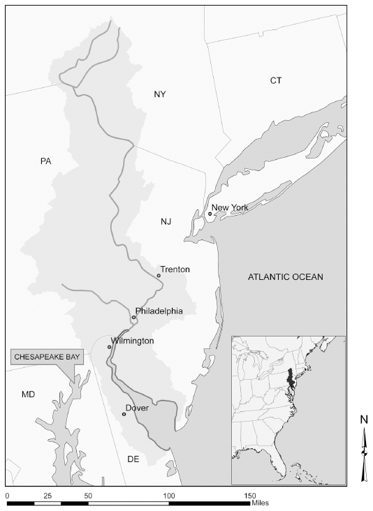 Image: The Delaware River Basin.