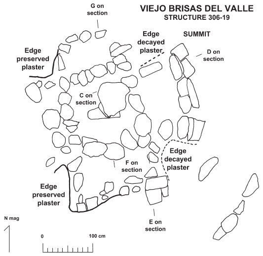 Image: FIGURE 3.10 Structure 306-19, plan