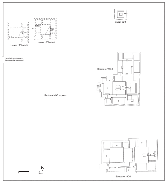 Image: 8.13. Houses of Tombs 3 and 4 within the residential compound