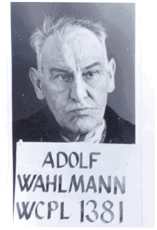 Image: Dr. Adolf Wahlmann, chief doctor at the Hadamar mental hospital beginning in August 1942. Convicted by a U.S. military commission in 1945 for his role in the murders of sick eastern workers, he was found guilty of murder by a German court in March 1947 for euthanizing German patients at Hadamar. Courtesy HHStAW Abt. 3008, Adolf Wahlmann