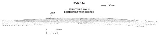 Image: FIGURE 4.10 Structure 144-19, section