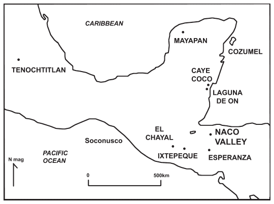 Image: FIGURE 1.1 Map of Mesoamerica showing major sites and areas mentioned in the text