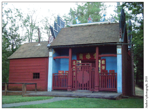 Image: Fig. 5-8. Dating from 1874, the historic Joss House (Chinese Temple) in the Northern California mining town of Weaverville is now a State Historical Park.